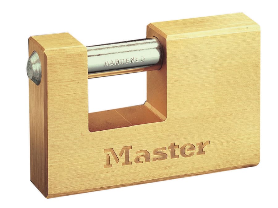 Master Lock 606EURD 63mm Solid Brass Shutter Padlock