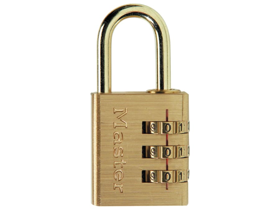 Master Lock 630EURD 30mm 3-Digit Combination Padlock