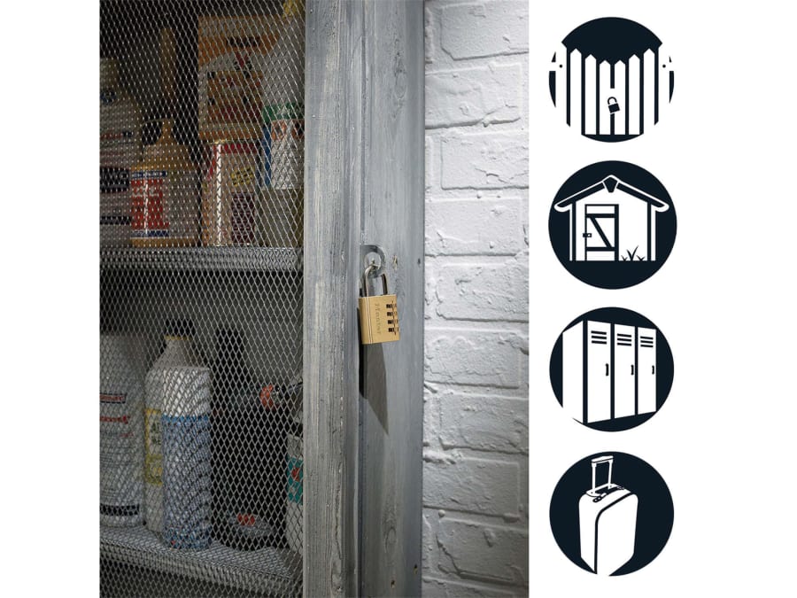 Master Lock 630EURD 30mm 3-Digit Combination Padlock