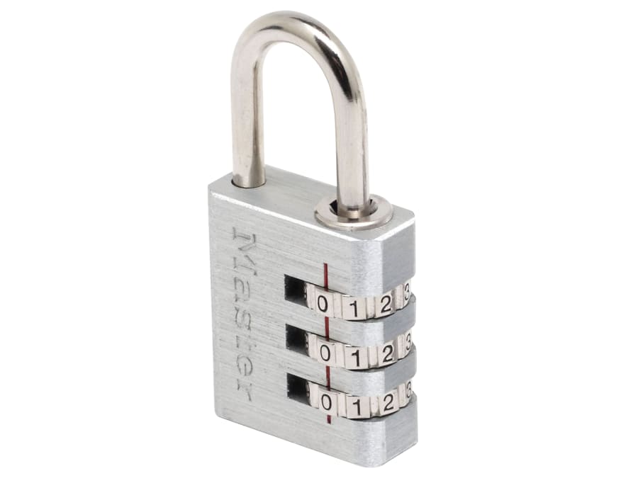 Master Lock 7630EURD 30mm 3-Digit Combination Padlock