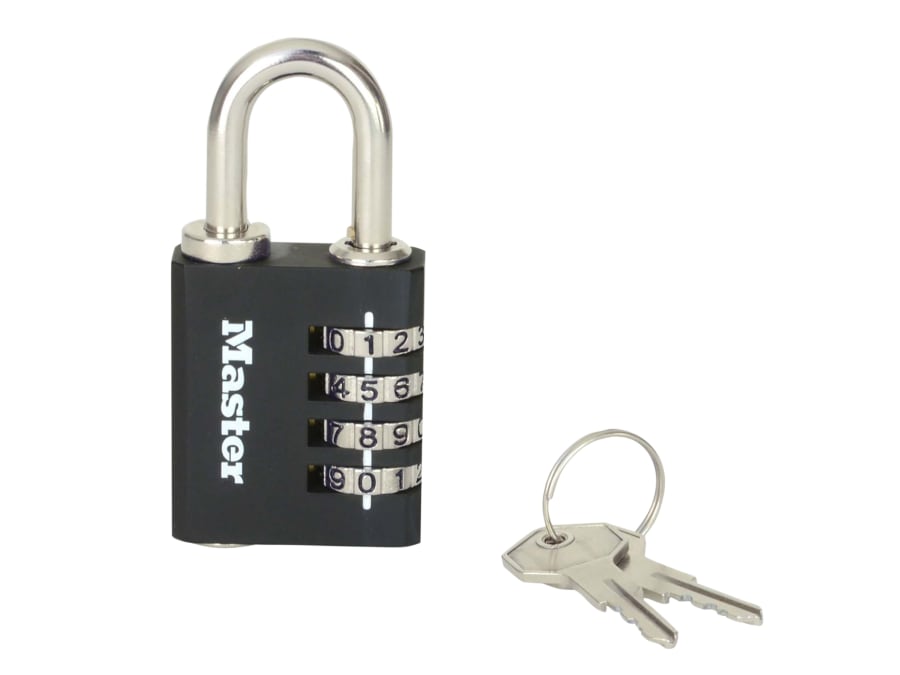 Master Lock 7641EURDBLK 40mm Set-Your-Own Combination Padlock