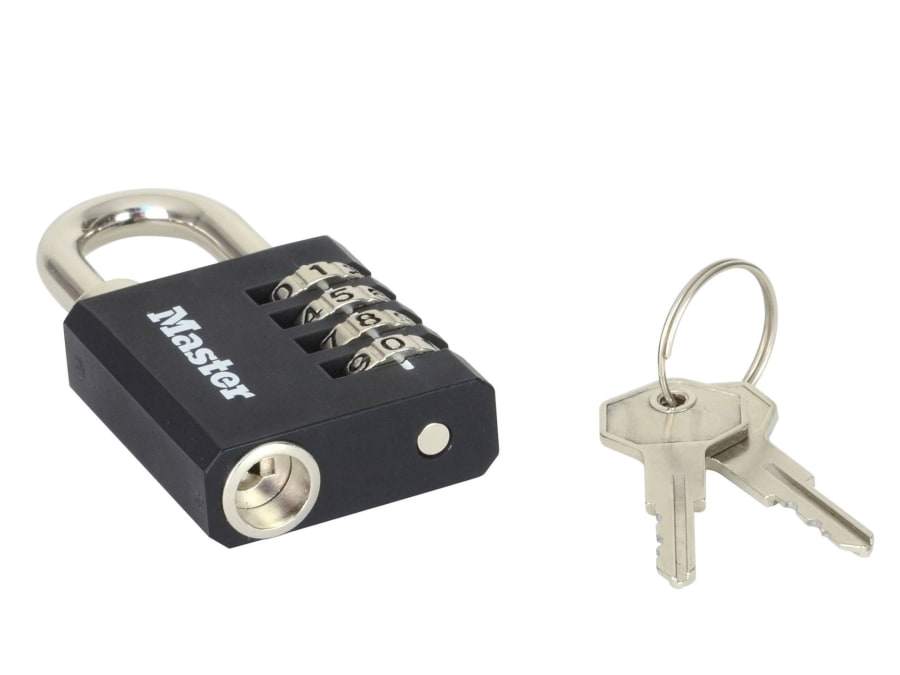 Master Lock 7641EURDBLK 40mm Set-Your-Own Combination Padlock