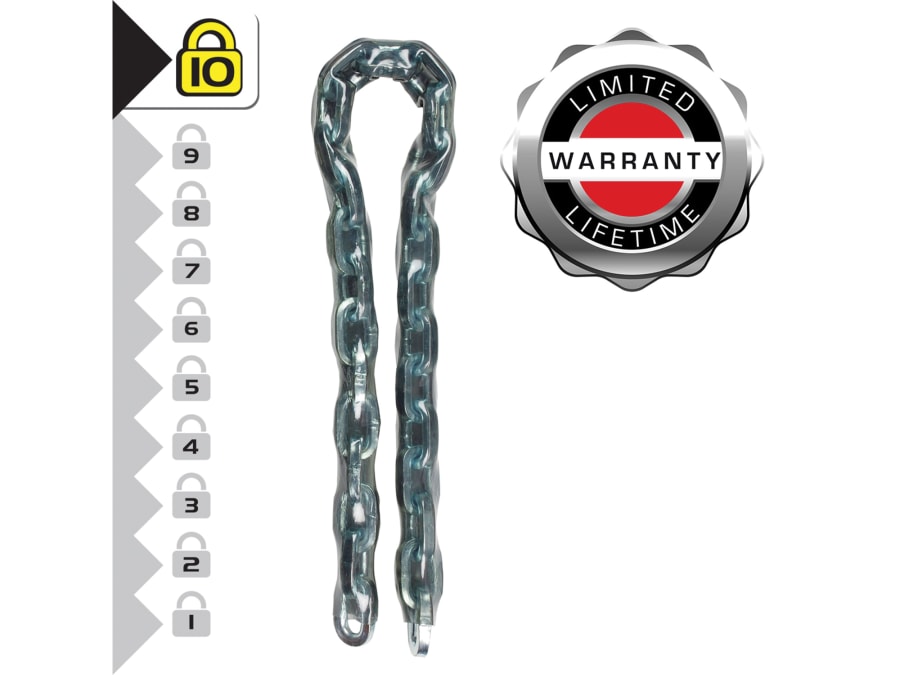 Master Lock 8020EURD 1.5m x 10mm Hardened Steel Chain