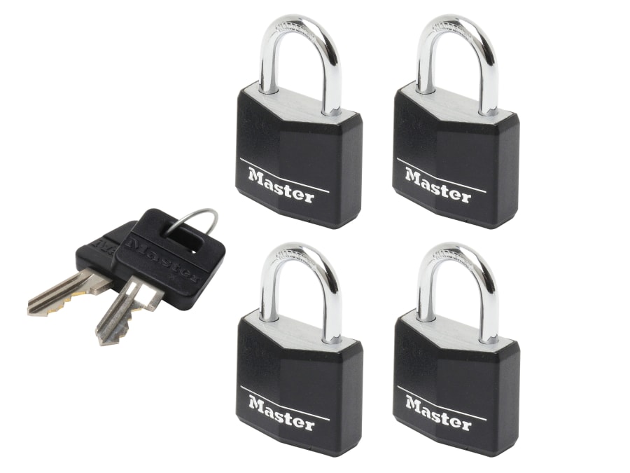 Master Lock 9120EURQBLKNOP 20mm Aluminium Padlock