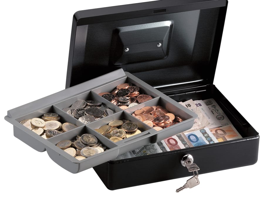 Master Lock CB10ML Small Cash Box with Keyed Lock