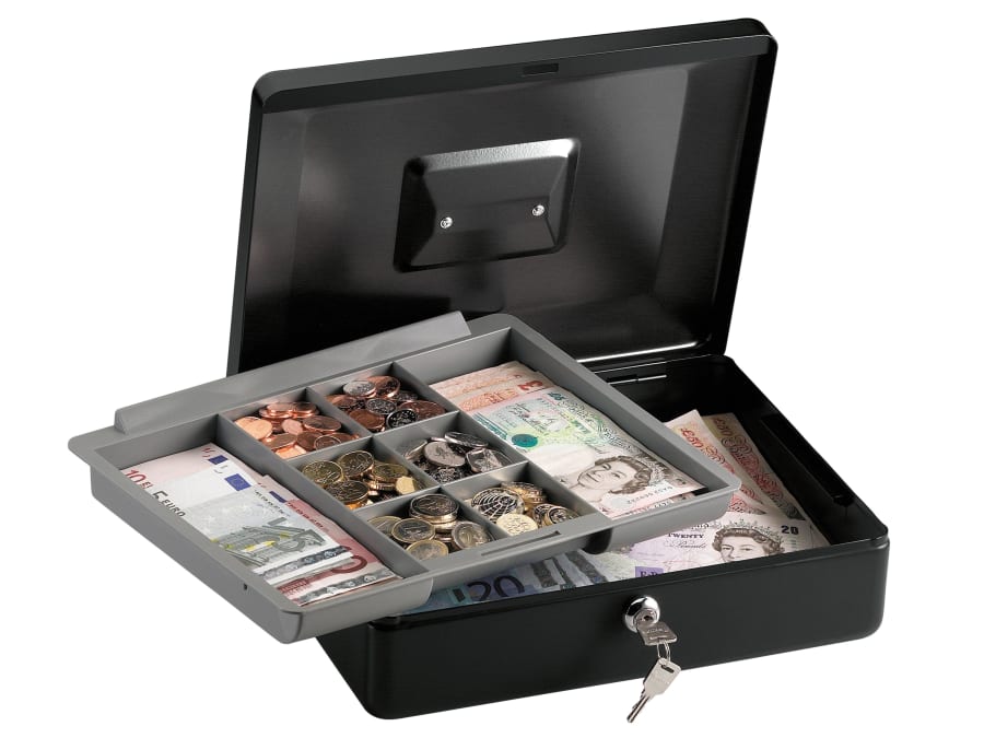 Master Lock CB12ML Medium Cash Box with Keyed Lock