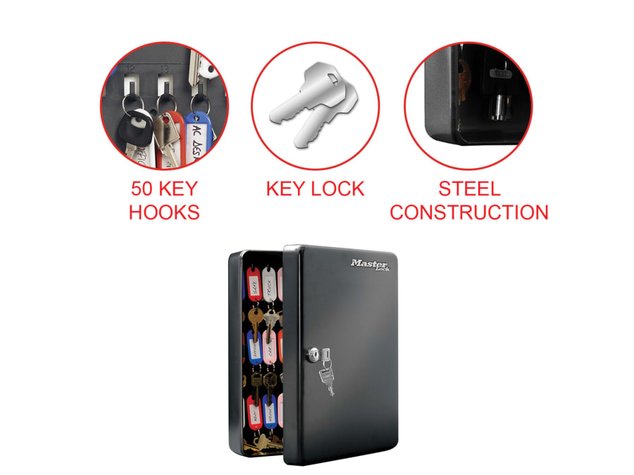 Master Lock KB50ML Key Storage Lock Box For 50 Keys