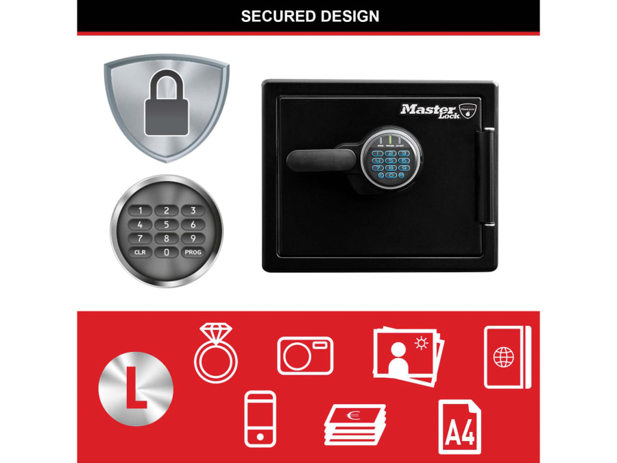Master Lock LFW082FTC Large Digital Fire & Water Safe