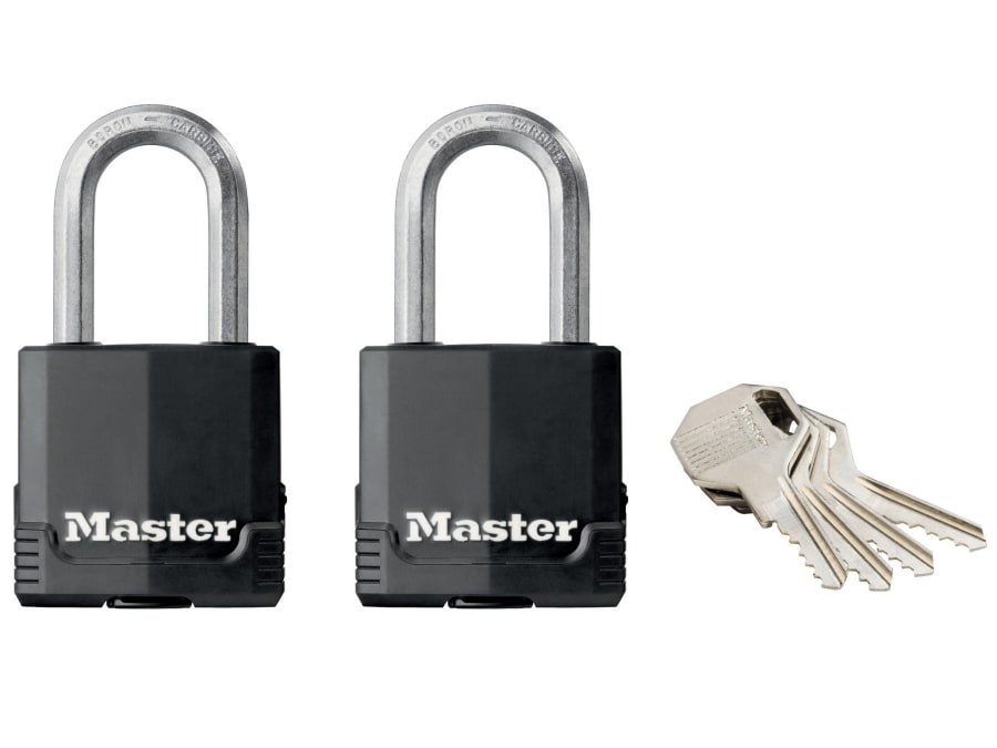 Master Lock M115EURTLF 45mm Padlock with 2 Keyed Alike Locks