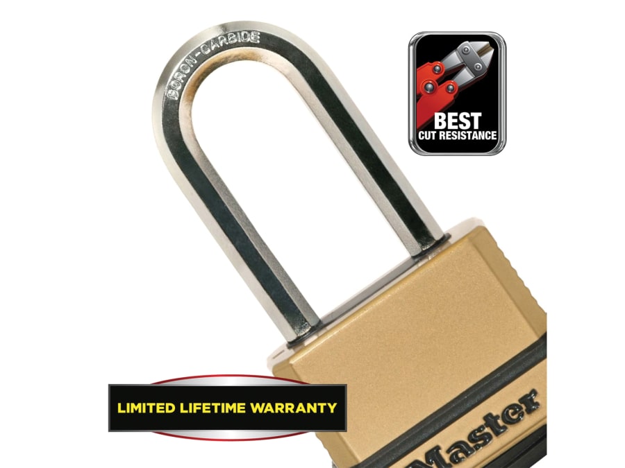 Master Lock M175EURDLH 50mm 4-Digit Combination Padlock