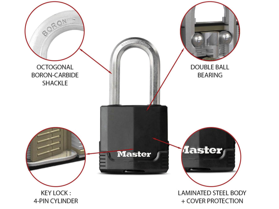 Master Lock M515EURDLHCC 51mm Weather Tough Padlock