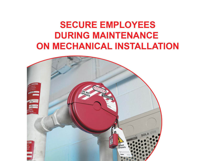 Master Lock S31RED 35mm Lockout Padlock