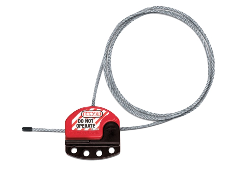 Master Lock S806 Lockout Hasp with Adjustable Cable