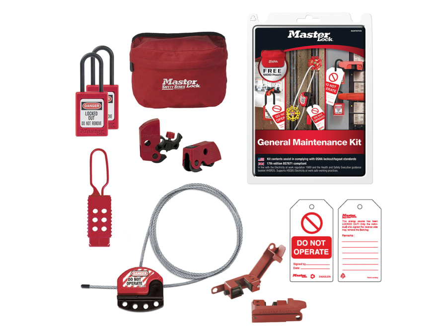 Master Lock MAINTKITEN Maintenance Lockout Kit