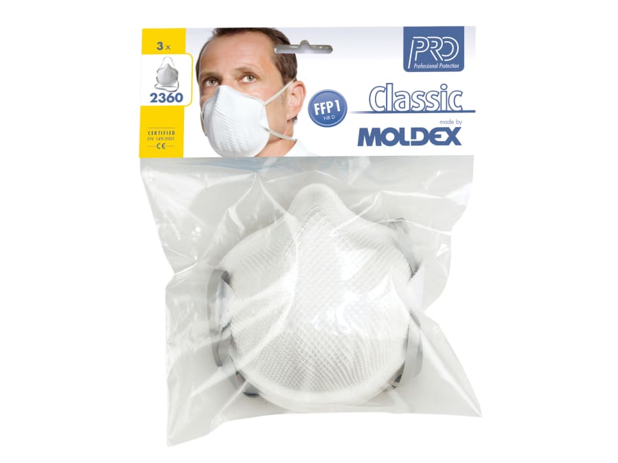 Moldex 236012 FFP1 NR D Non-Valved Mask