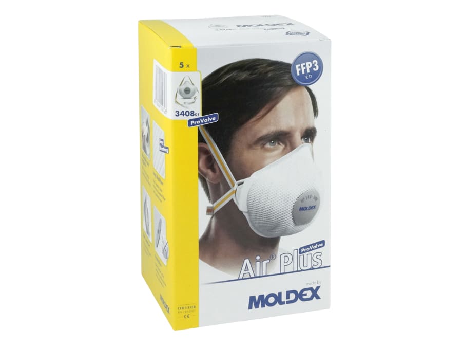 Moldex 340815 Air Plus ProValve FFP3 R D Mask