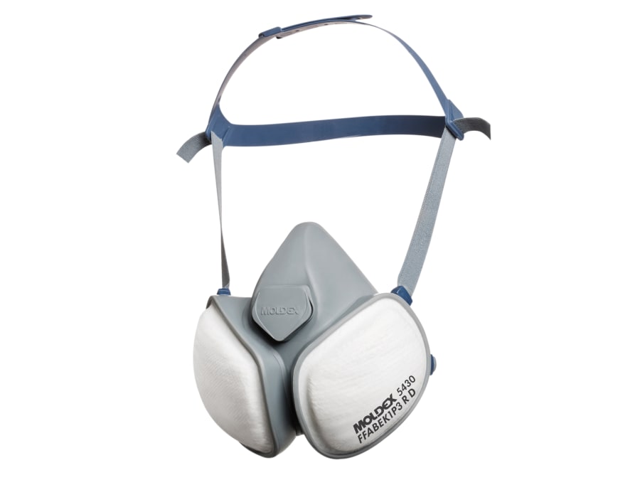 Moldex 543001 ABEK1 P3 CompactMask Maintenance Free Half Mask