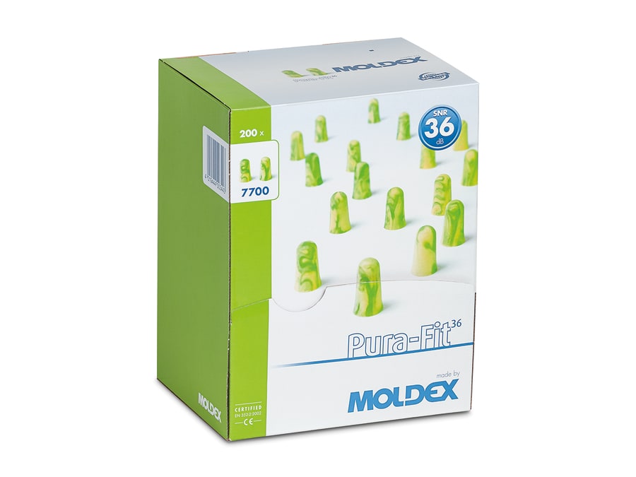 Moldex 770001 Pura-Fit Earplugs SNR 36dB