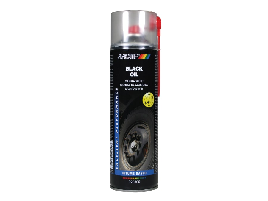 Motip 090300 Black Oil Spray 500ml