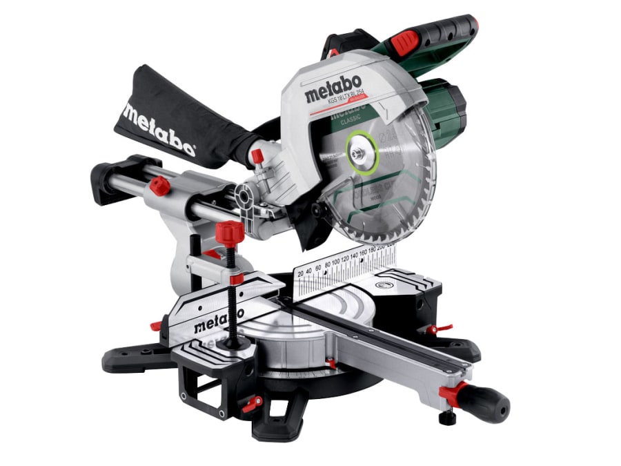 Metabo KGS 18 LTX BL 254 18V Brushless Mitre Saw with 1 × 4.0Ah Battery
