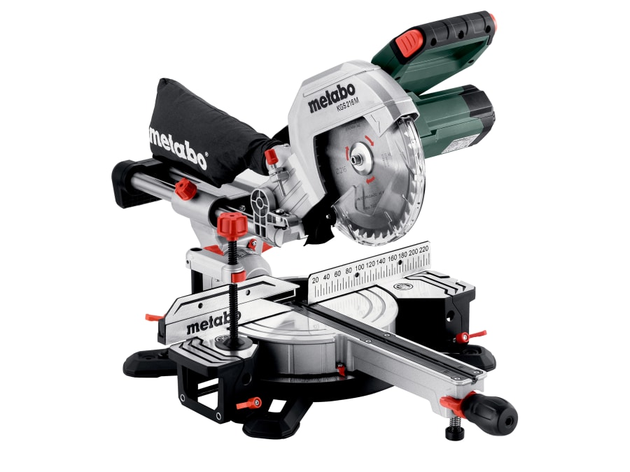 Metabo KGS-216MN 216mm Sliding Mitre Saw 1500W 110V