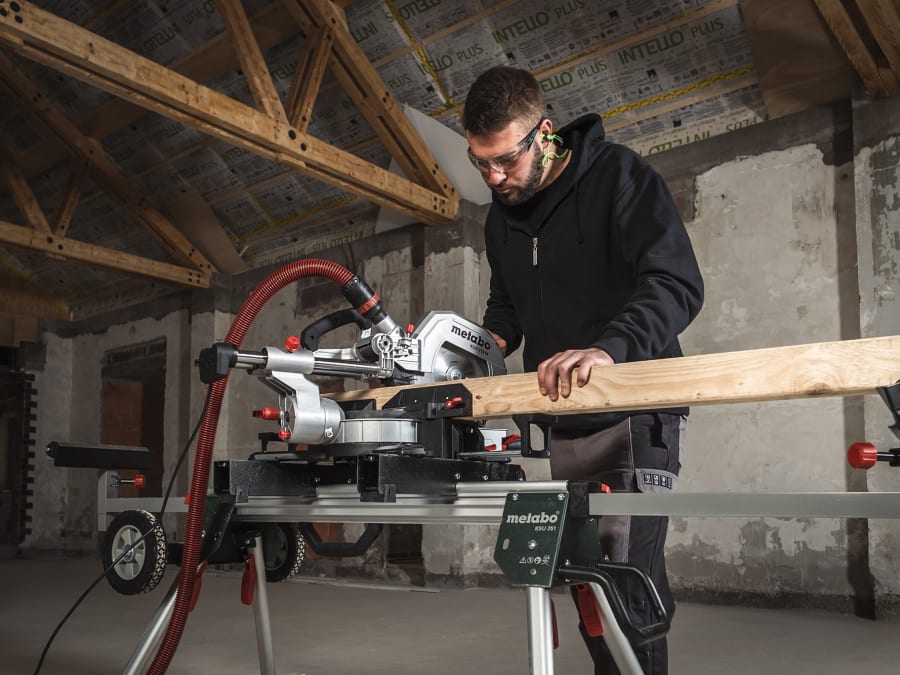 Metabo KGS-216MN 216mm Sliding Mitre Saw 1500W 110V