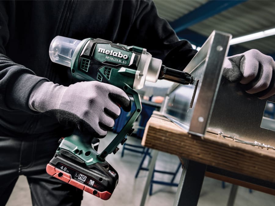 Metabo NP 18 LTX BL 5.0 18V Brushless Rivet Gun Bare Unit