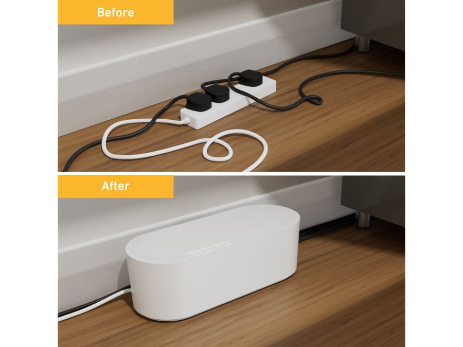 Masterplug CTHSMLWSW Cable Tidy White