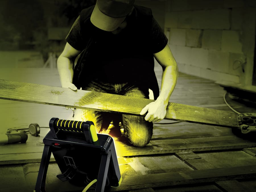 Masterplug WLU05134SLPX 4-Socket 5m Work Light Cable Reel 240V 13A