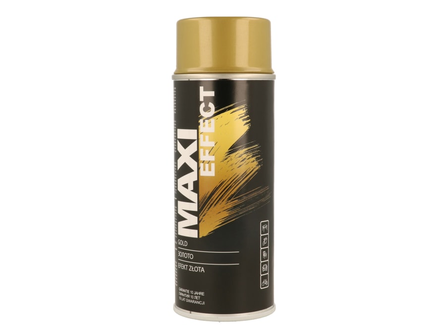 Maxicolor MX0027 Metallic Spray Paint Gold 400ml