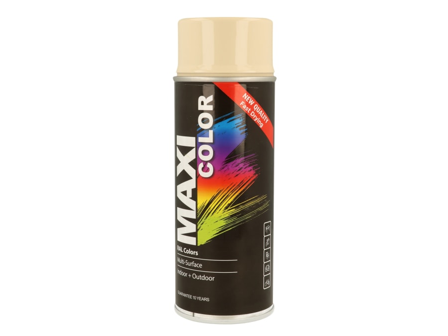 Maxicolor MX1015 400ml Spray Gloss Light Ivory