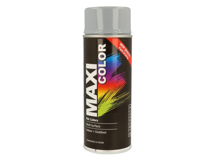Maxicolor MX7001 Spray Gloss Silver Grey 400ml