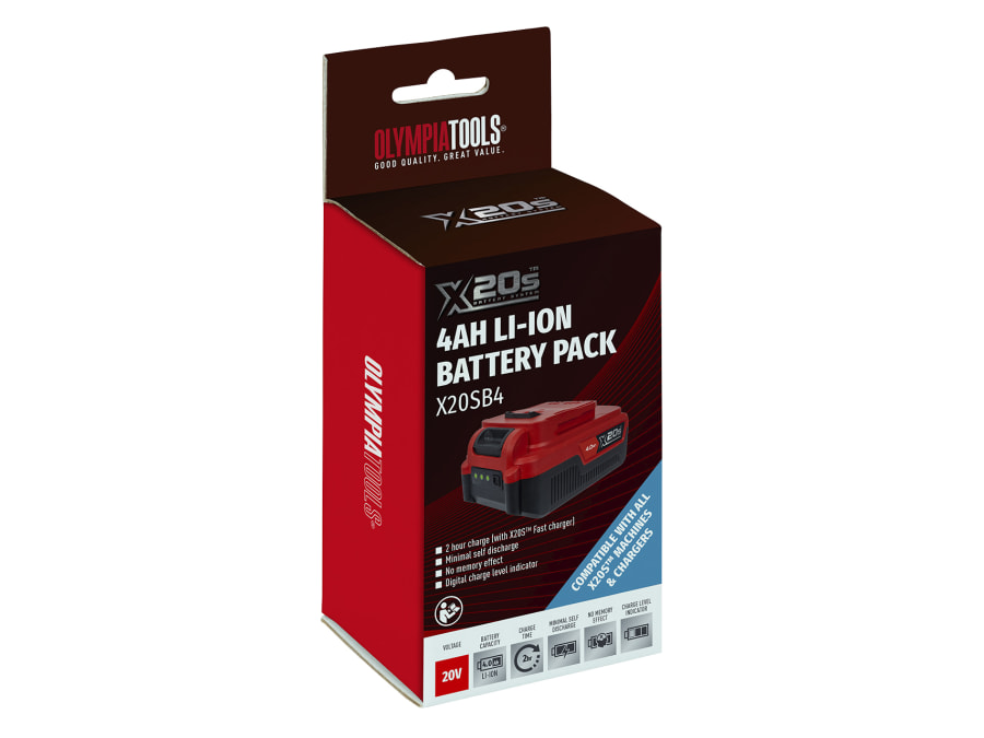 Olympia Power Tools 09985 20V 4.0Ah Li-ion Battery