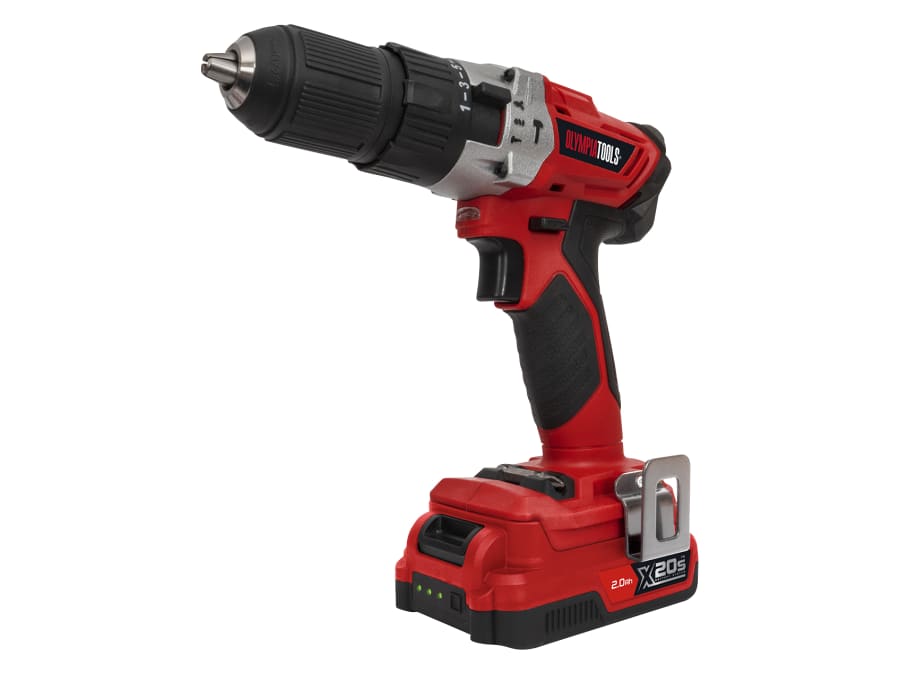 Olympia Power Tools 09915 X20S™ 20V Combi Drill with 2 × 2.0Ah Batteries
