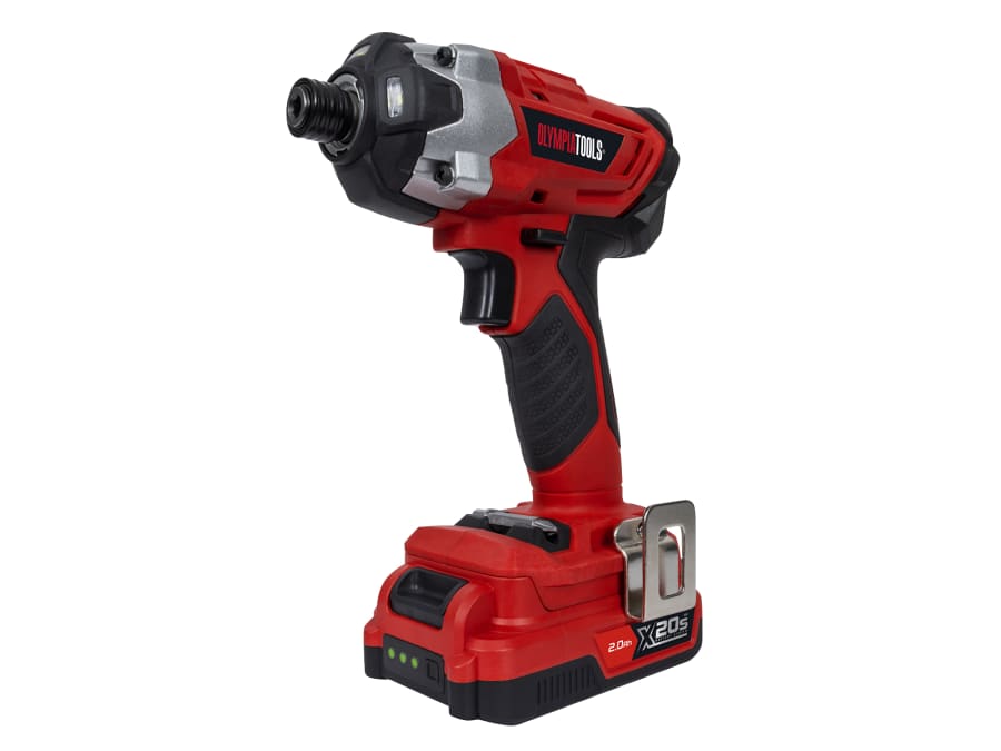 Olympia Power Tools 09920 X20S™ Impact Driver 20V with 2 × 2.0Ah Batteries