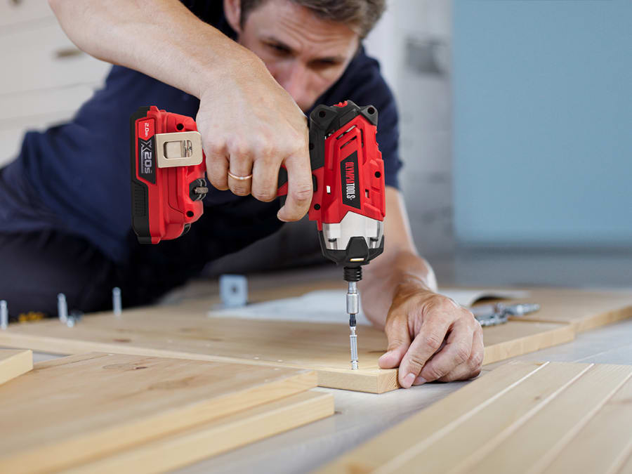 Olympia Power Tools 09920 X20S™ Impact Driver 20V with 2 × 2.0Ah Batteries