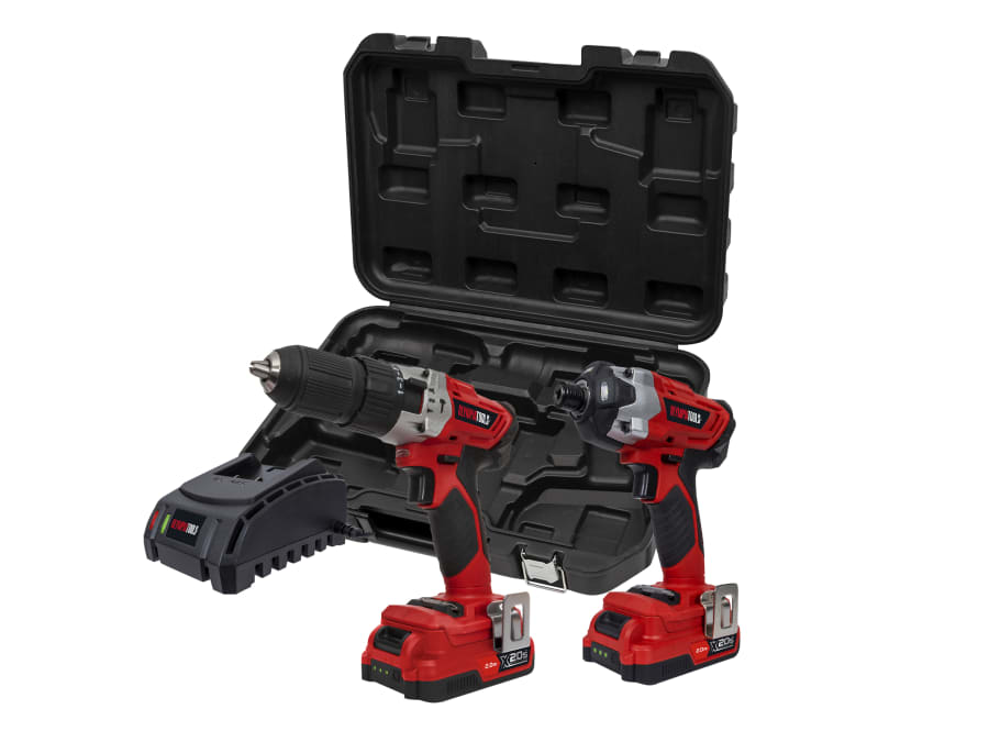 Olympia Power Tools 09930 X20S™ Twin Pack 20V with 2 × 2.0Ah Batteries