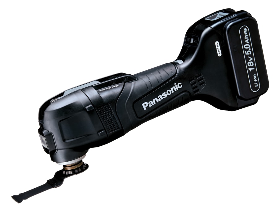 Panasonic EY46A5LJ2G31 18V Brushless Multi-Tool with 2 × 5.0Ah Batteries