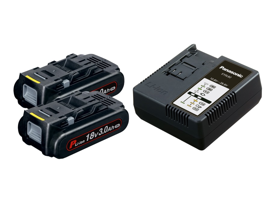 Panasonic EY76A1PN2G31 18V Smart Brushless Impact Driver with 2 × 3.0Ah Batteries