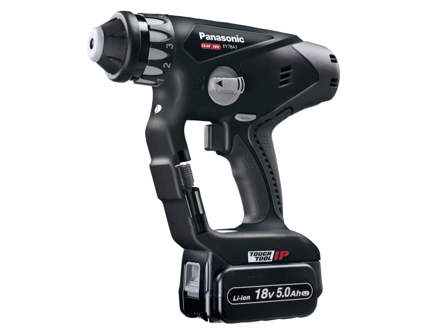 Panasonic EY78A1LJ2G31 18V SDS Plus Rotary Hammer Drill & Driver with 2 × 5.0Ah Batteries