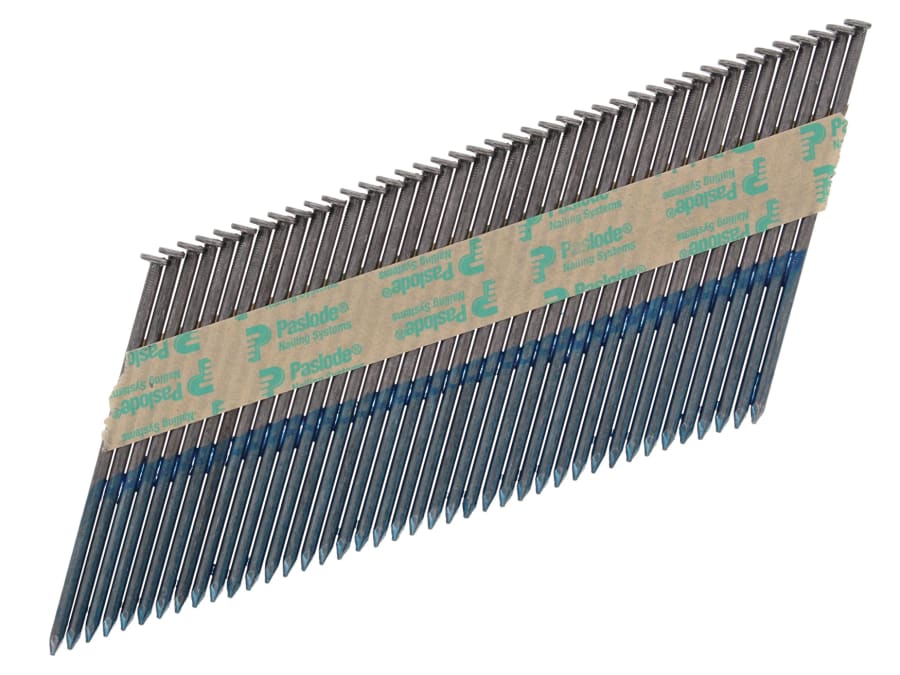 Paslode 141076 3.1 x 90mm IM360 Smooth Nails Bright Finish Box of 2200 with 2 Fuel Cells