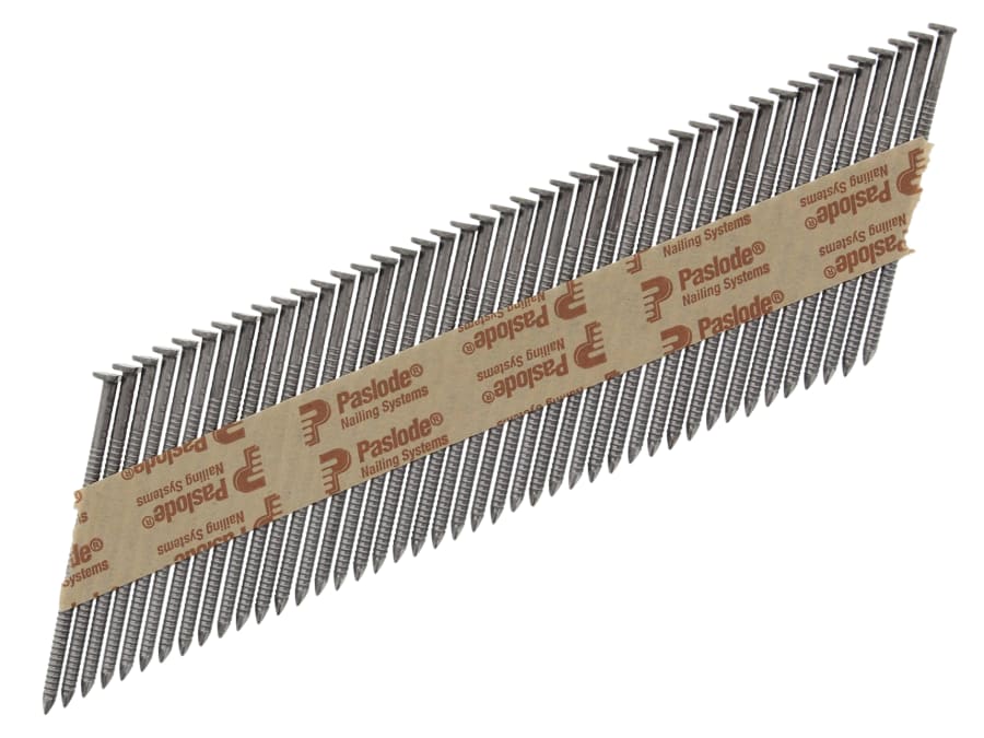 Paslode 141226 3.1 x 75mm 350 Ring Nails Bright Finish with 2 Fuel Cells