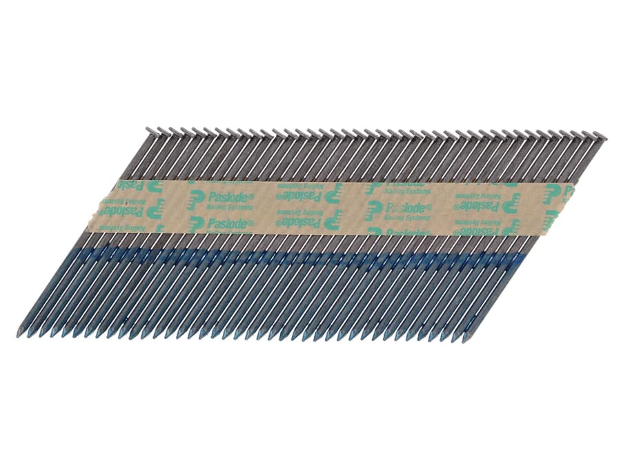 Paslode 141233 3.1mm x 90mm IM350 Straight Shank Bright Nails with 2 × Fuel Cells