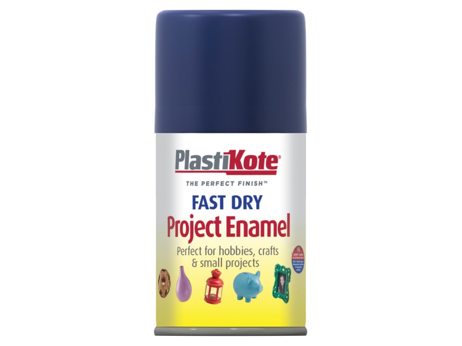 Plastikote 001030 Fast Dry Enamel Aerosol Night Blue 100ml