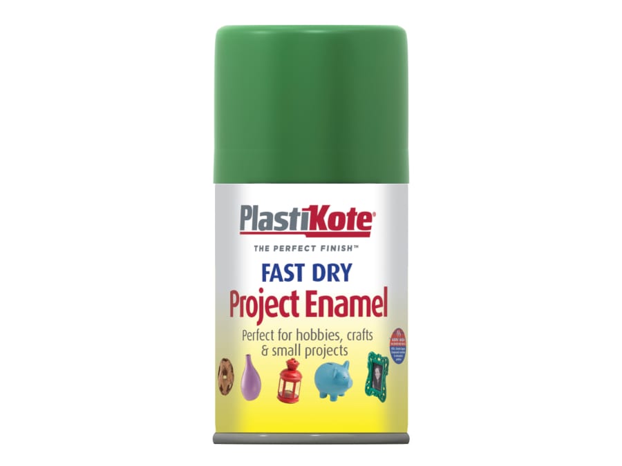 Plastikote 001040 Fast Dry Enamel Aerosol Garden Green 100ml