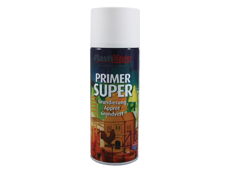 Plastikote 011145 400ml Spray Primer White