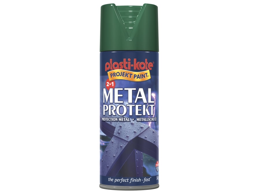 Plastikote 001296 Metal Protekt Spray Forest Green 400ml