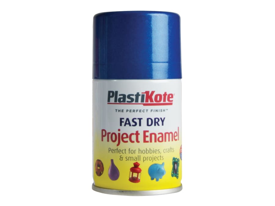 Plastikote 001350 Metallic Blue Fast Dry Enamel Aerosol 100ml