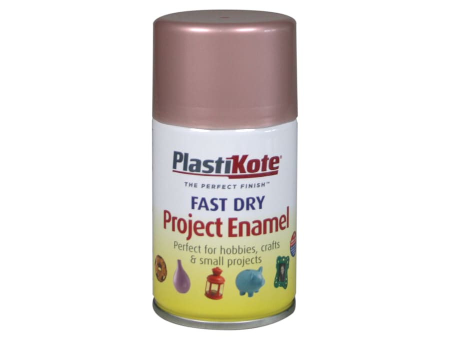 Plastikote 001440 Fast Dry Enamel Aerosol Rose Gold 100ml