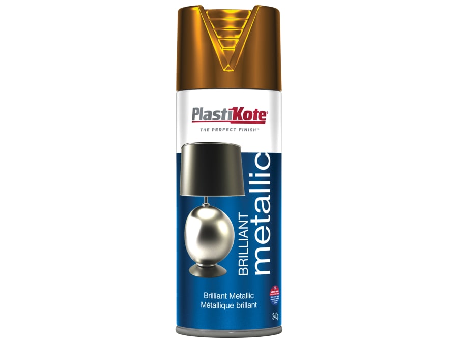 Plastikote 440162 Brilliant Metallic Spray Copper 400ml
